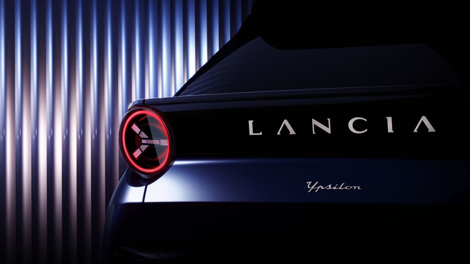 Teaser for new Lancia Ypsilon debuting in Feb. 2024