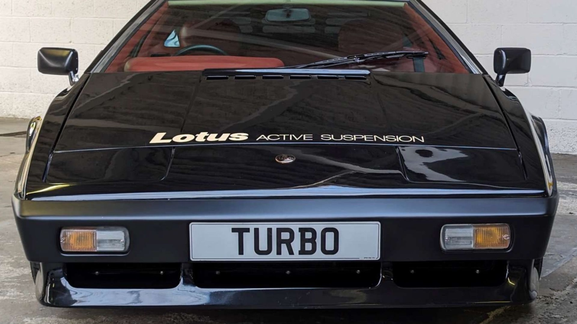 1983 Lotus Esprit Turbo active suspension prototype (photo via Anglia Car Auctions)