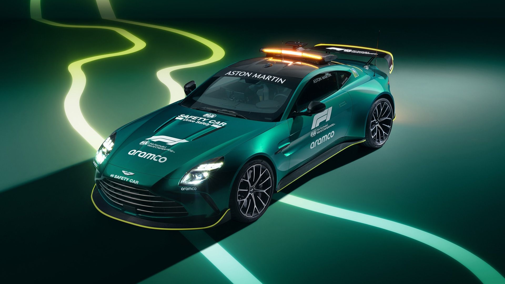 Aston Martin Vantage official safety car for the 2024 Formula 1 World Championship