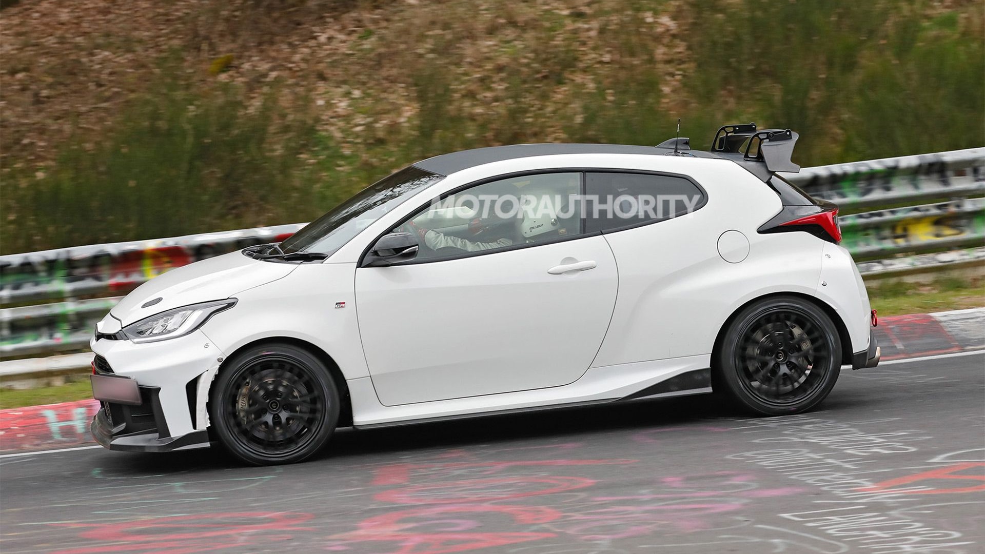 2025 Toyota GRMN Yaris facelift spy shots - Photo credit: Baldauf