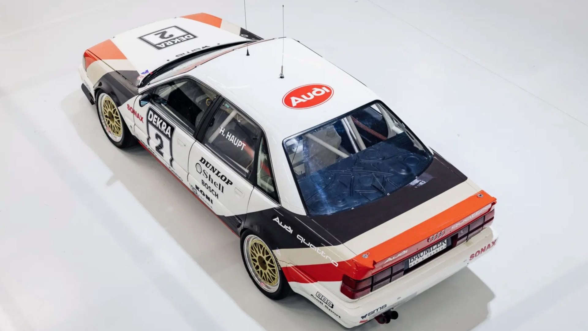 1991 Audi V8 Quattro DTM race car (image via RM Sotheby's)
