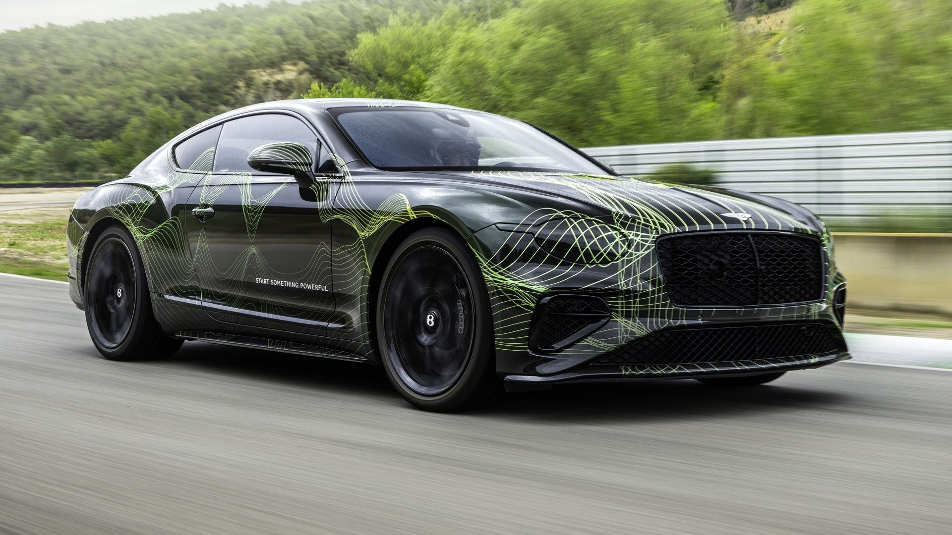 Teaser for updated Bentley Continental GT debuting on June 25, 2024