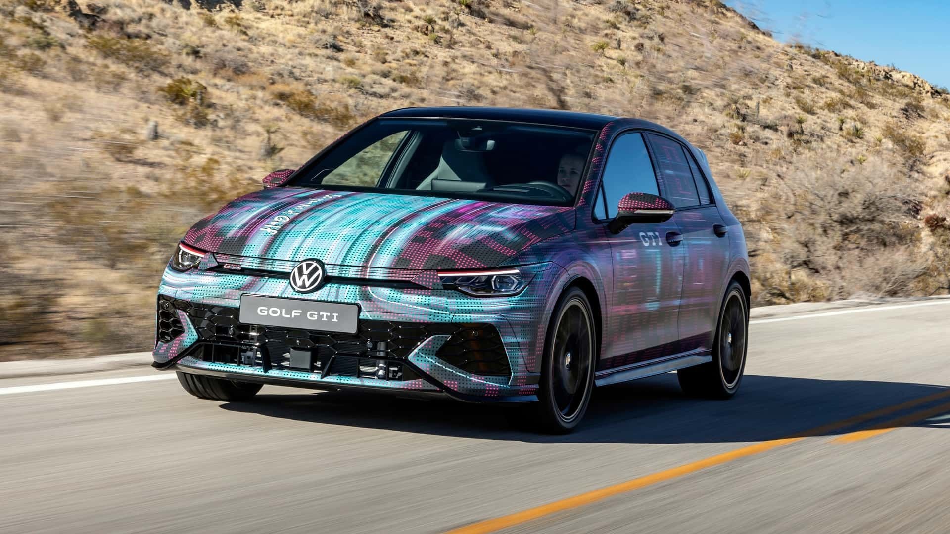 Teaser for 2025 Volkswagen Golf GTI Clubsport debuting at 2024 24 Hours of  Nürburgring