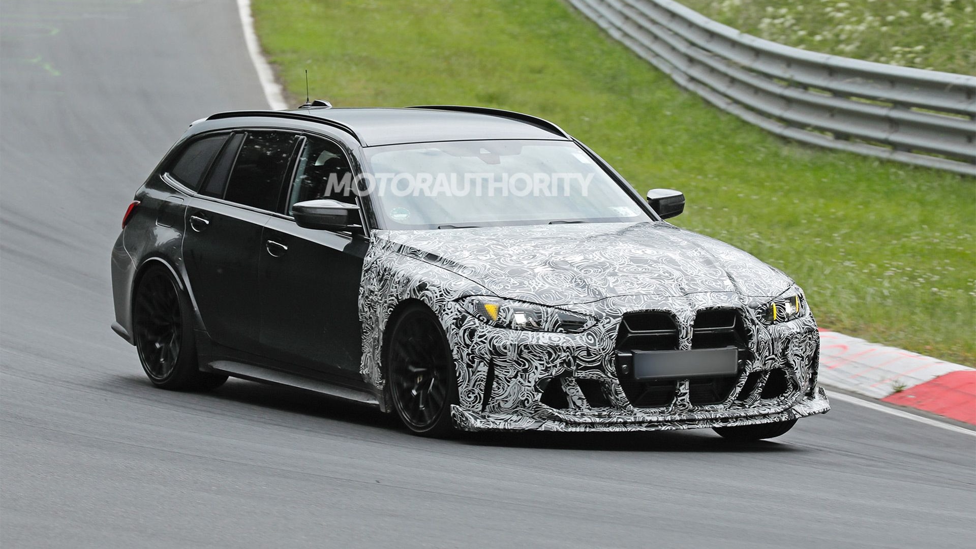 2025 BMW M3 CS Touring spy shots - Photo via Baldauf