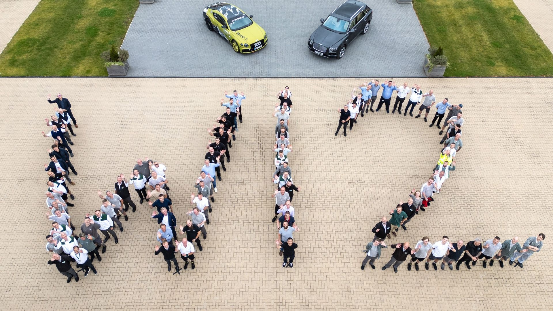 Bentley celebrates end of production of W-12 engine - July, 2024