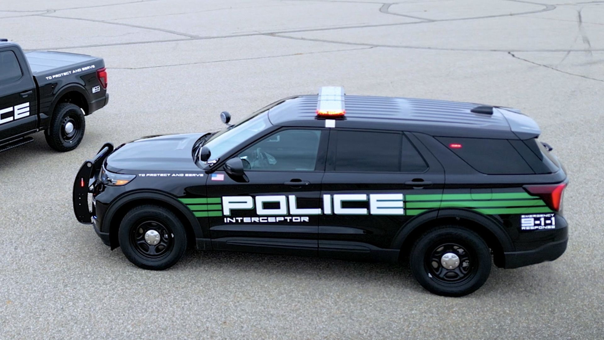 2025 Ford Police Interceptor Utility based on the Explorer