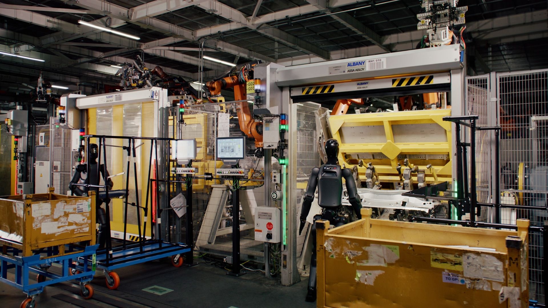 Figure 02 humanoid robot test at BMW plant in Spartanburg, South Carolina