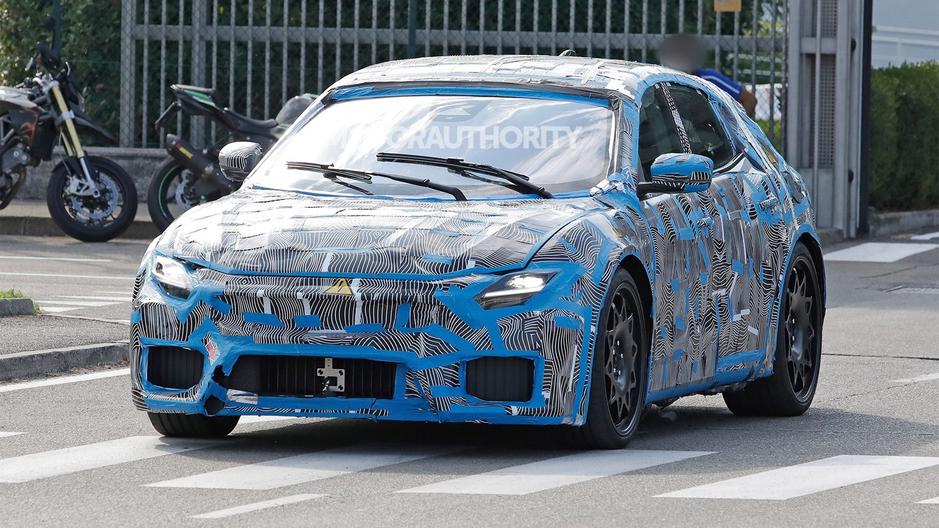 2026 Ferrari electric vehicle test mule spy shots - Photo via Baldauf