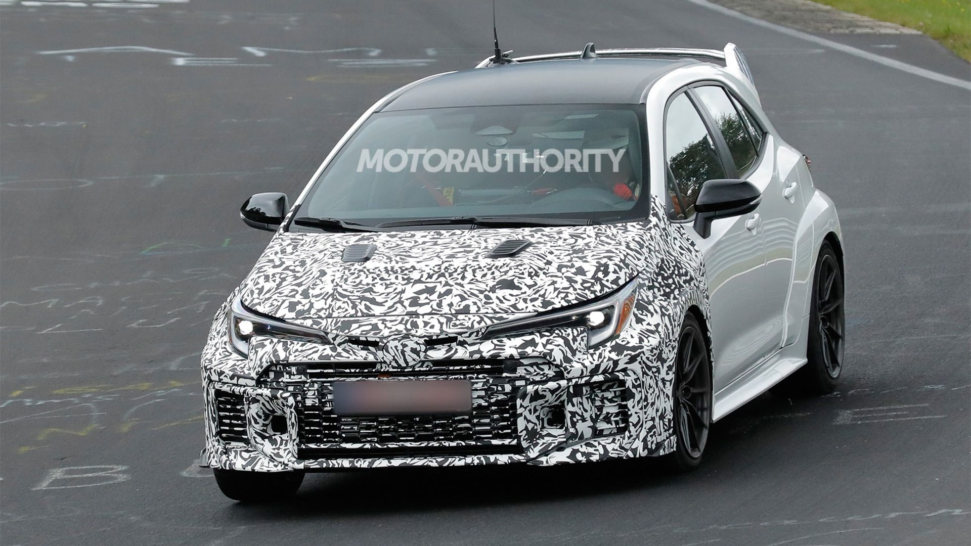 2026 Toyota GRMN Corolla spy shots - Photo via Baldauf