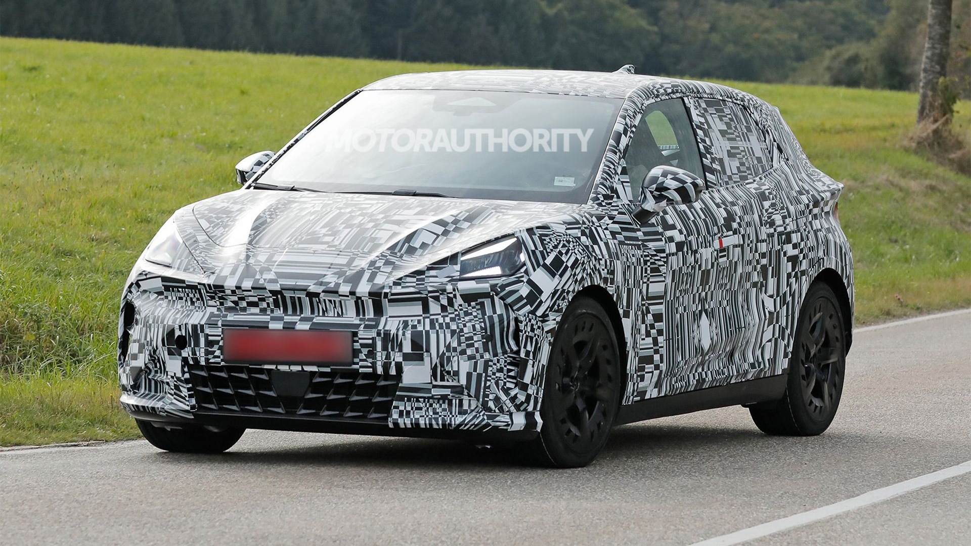 2025 Cupra Raval spy shots - Photo via Baldauf