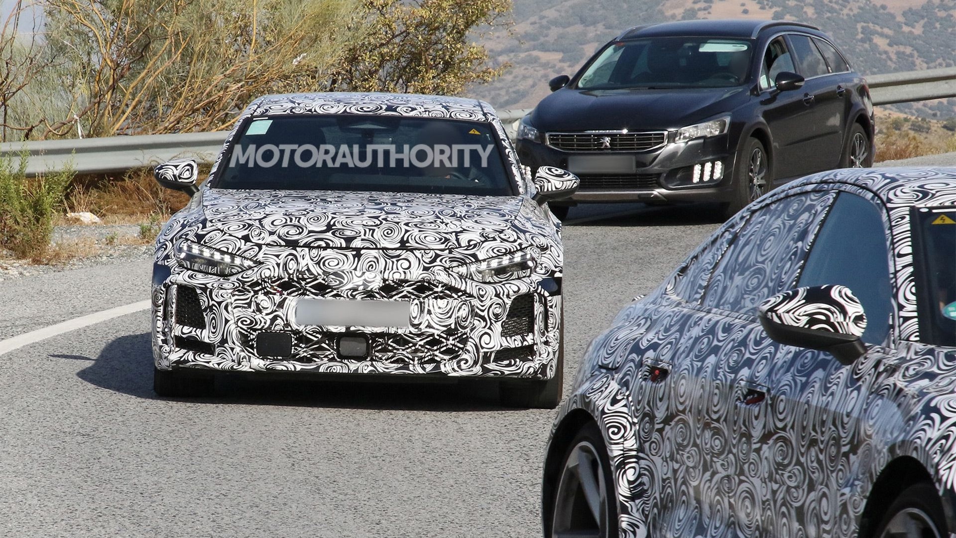 2026 Audi RS 5 Sportback spy shots - Photo via Baldauf