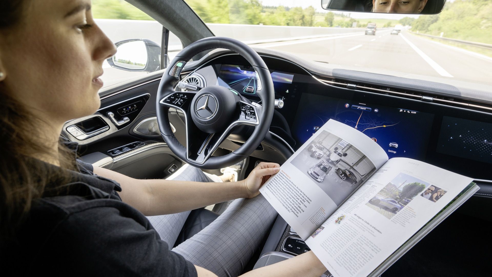 Mercedes-Benz Drive Pilot Level 3 self-driving system