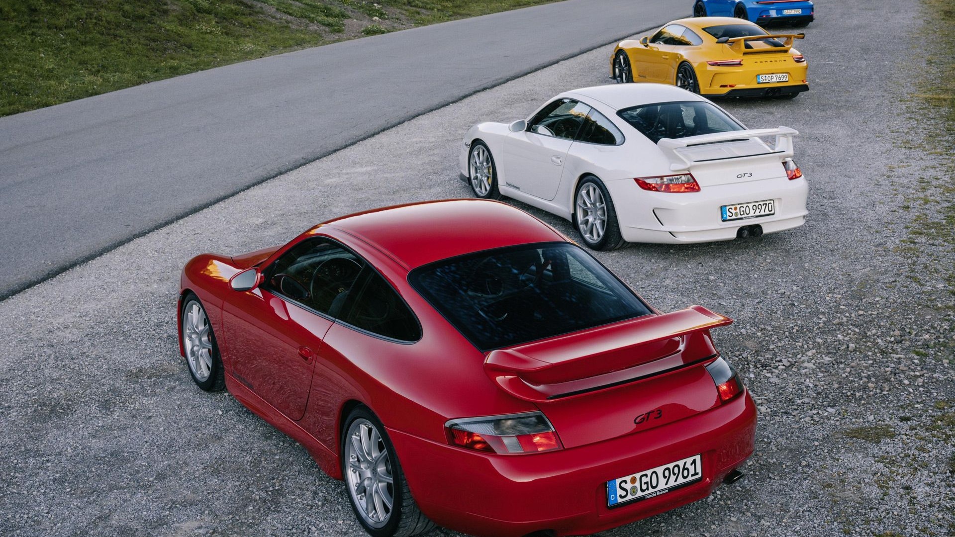 Porsche 911 GT3 generations