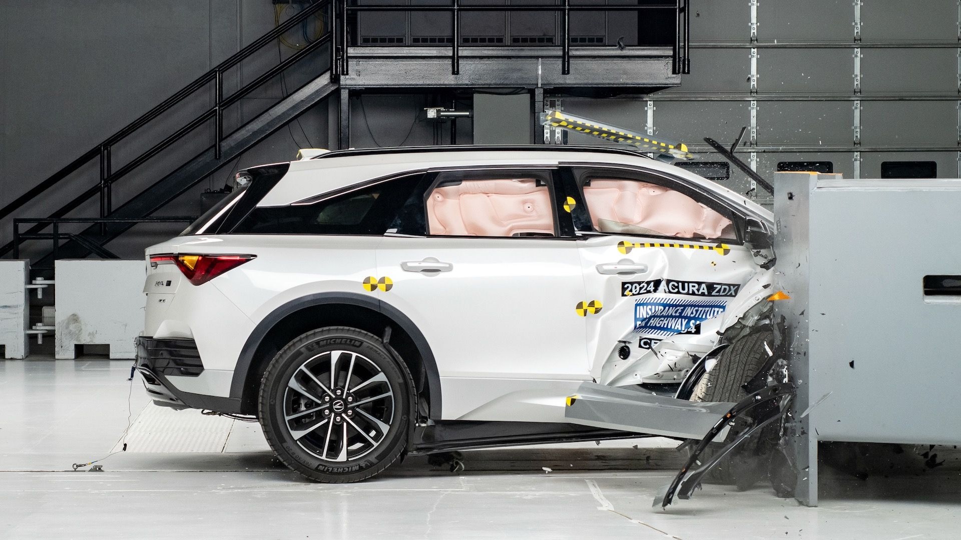 2024 Acura ZDX crash-test results from the IIHS