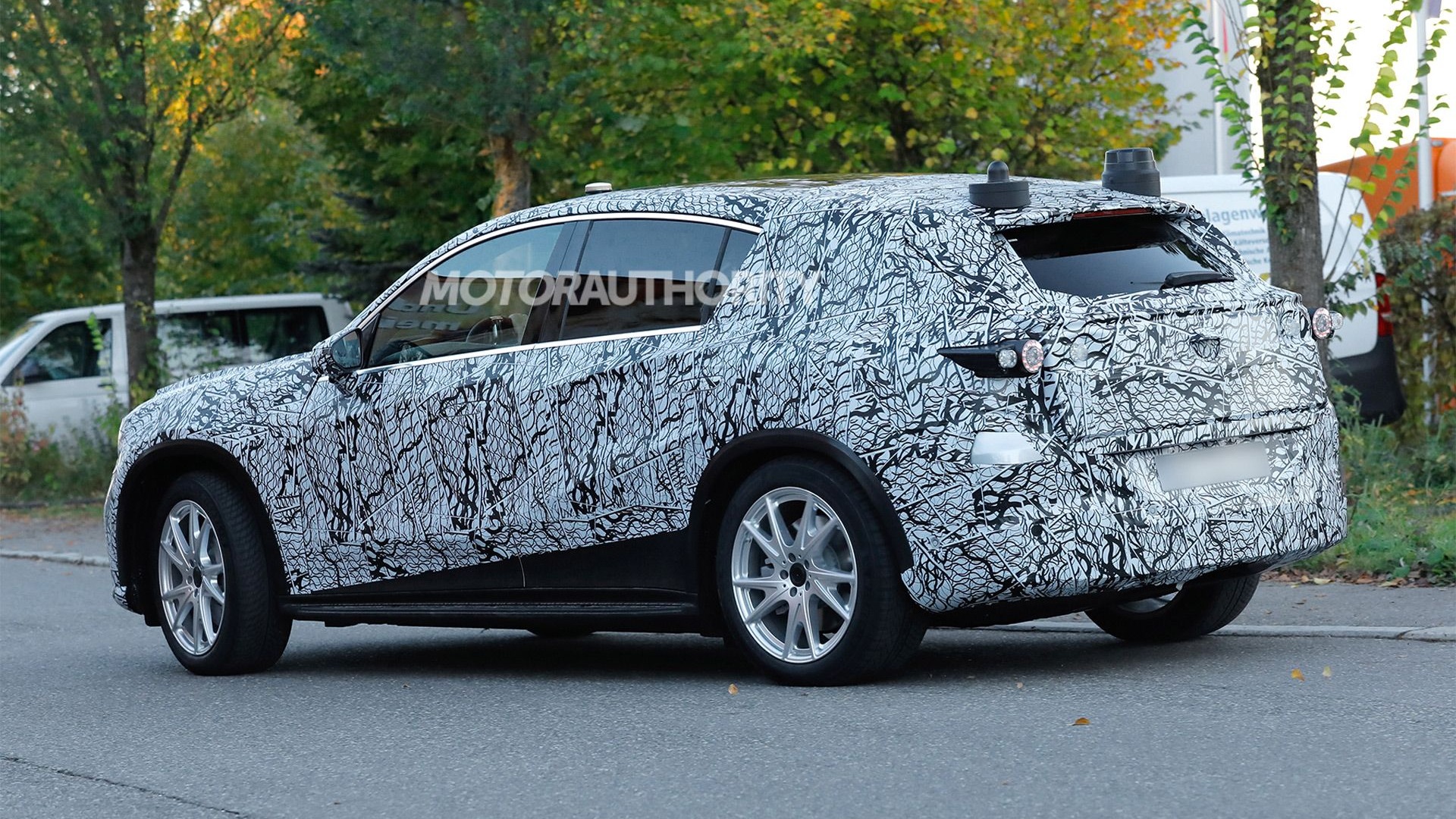 2027 Mercedes-Benz GLC-Class EV spy shots - Photo via Baldauf