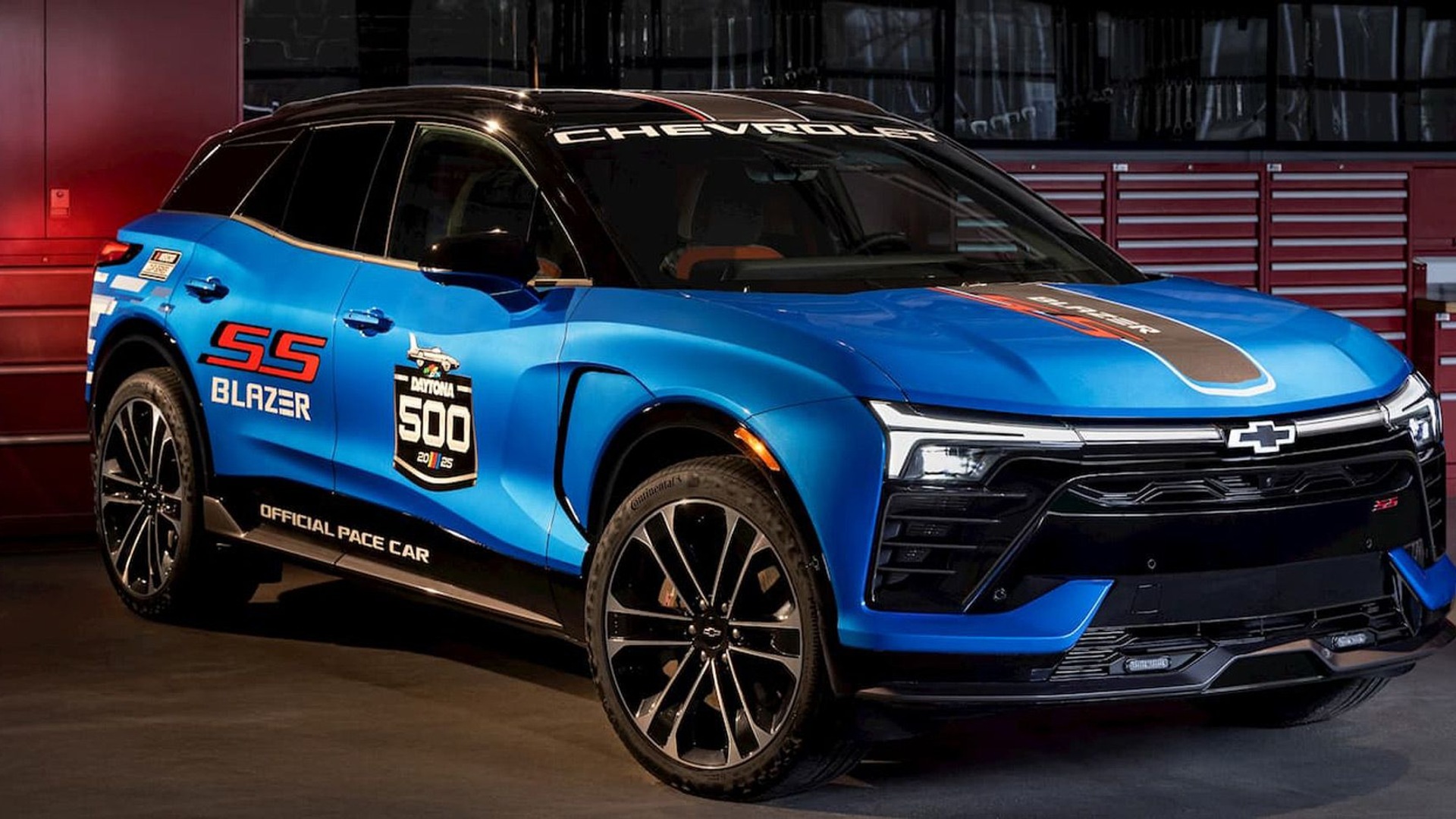 2025 Chevrolet Blazer EV SS pace car for the 2025 Daytona 500