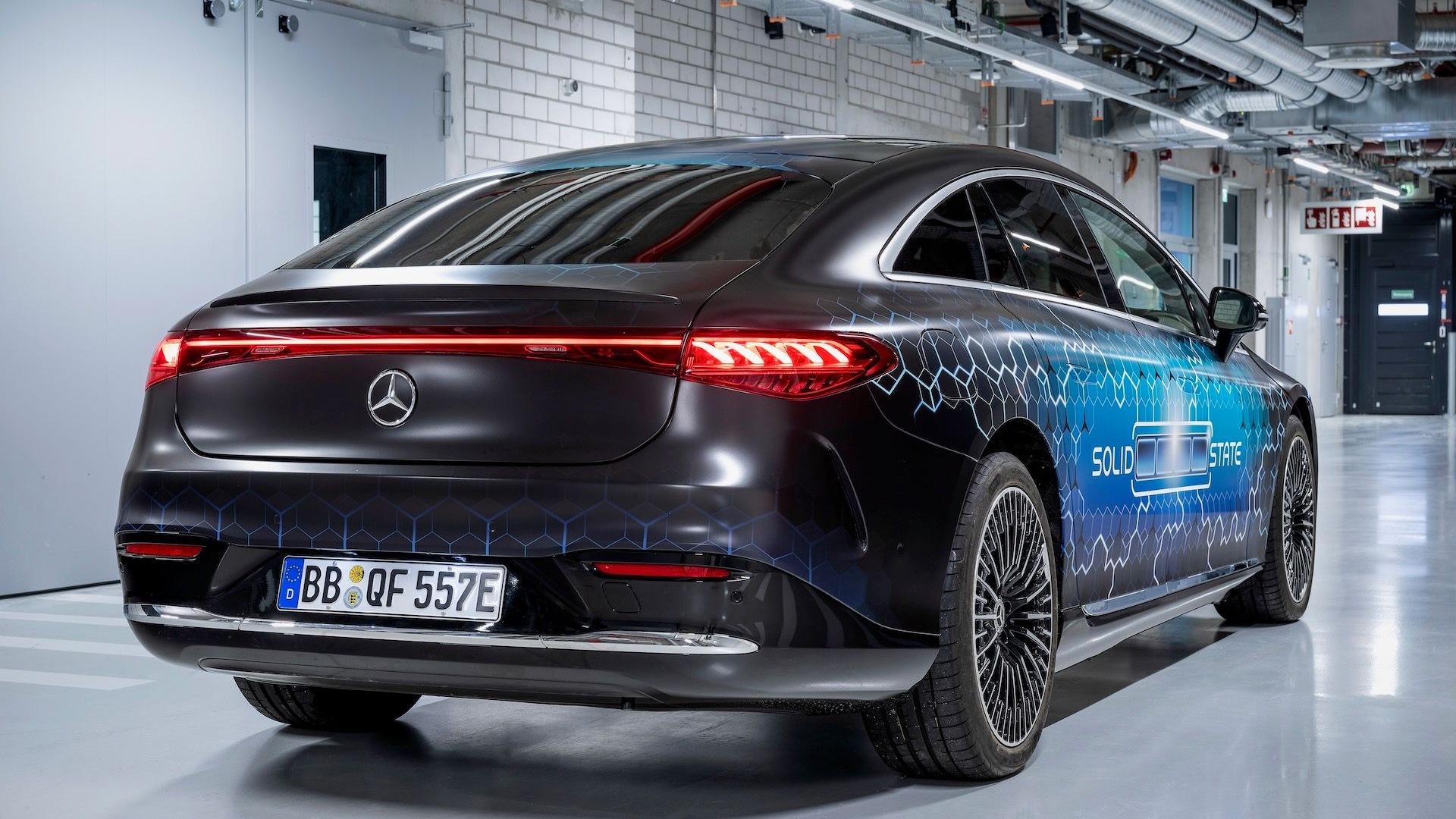 Mercedes-Benz EQS solid-state battery prototype