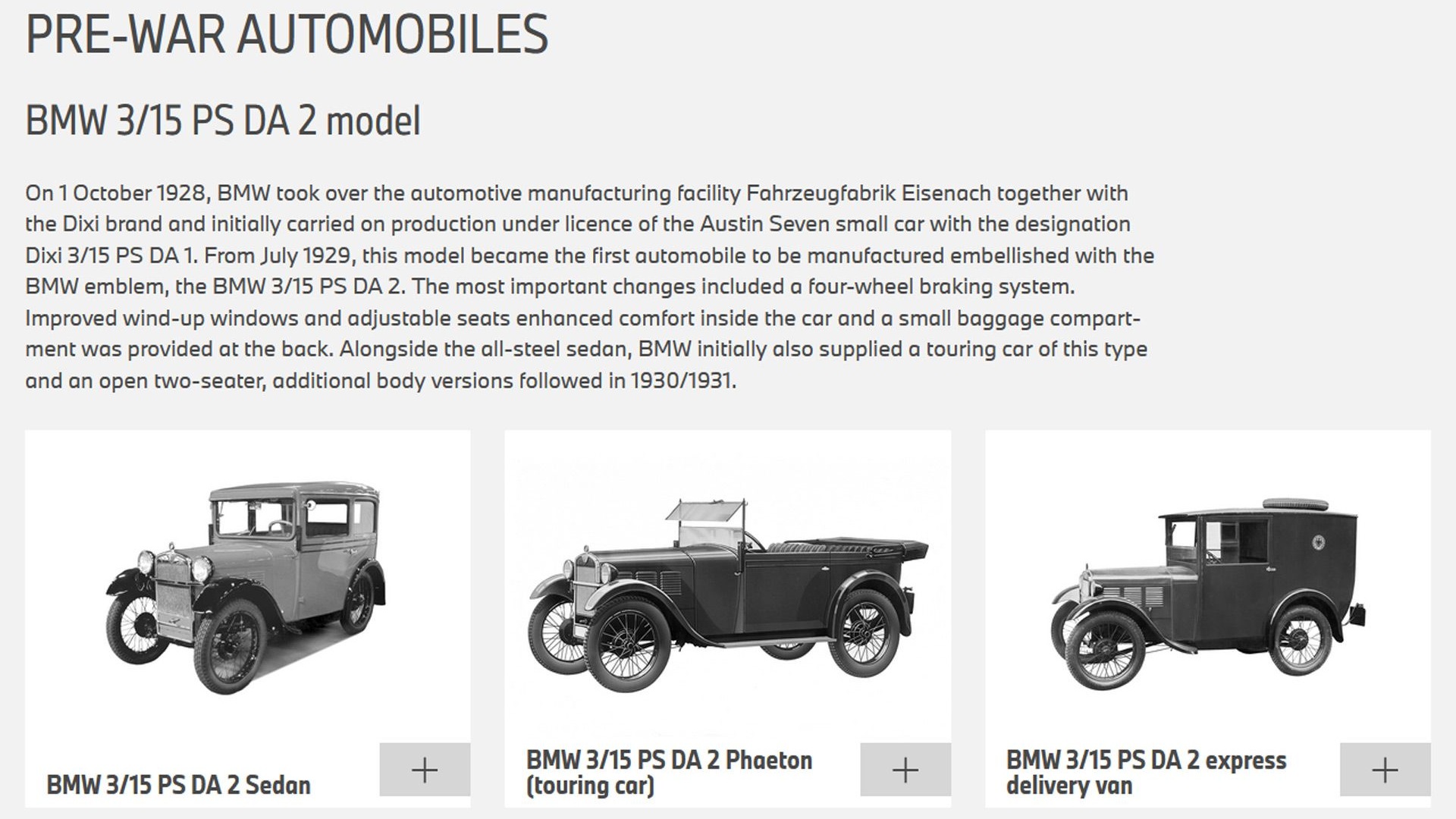 BMW builds the ultimate online museum for fans of its brand