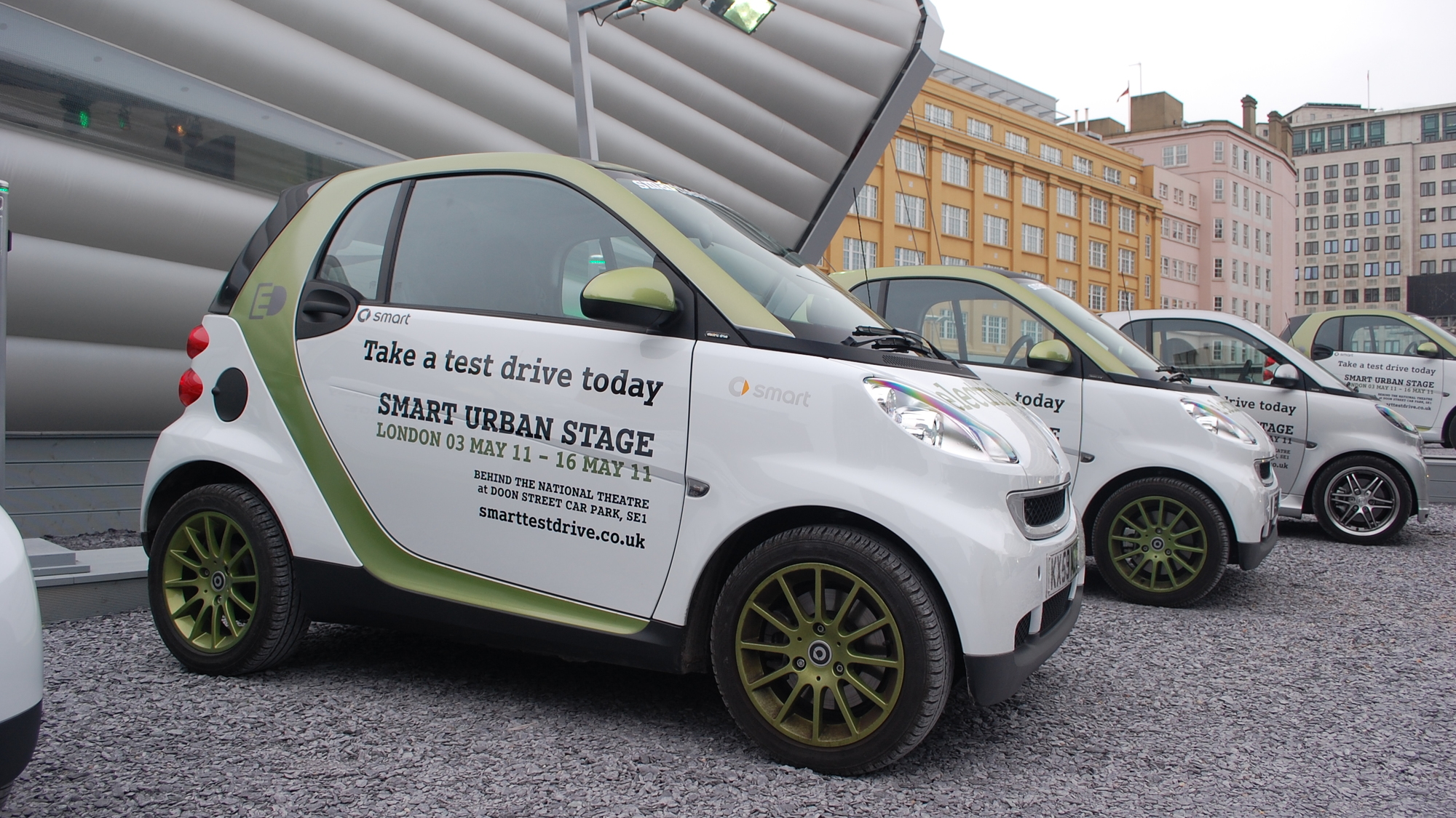 Smart ForTwo Electric Drive at Urban Stage, London