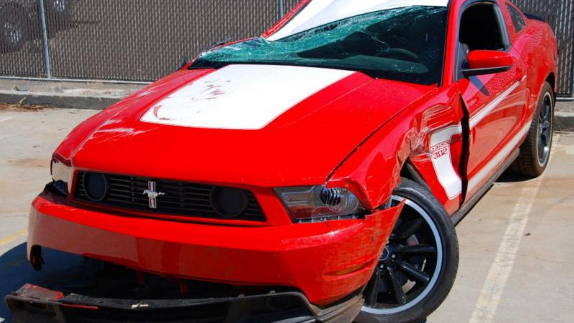 2012 Ford Mustang Boss 302 Crashed And Sold On eBay