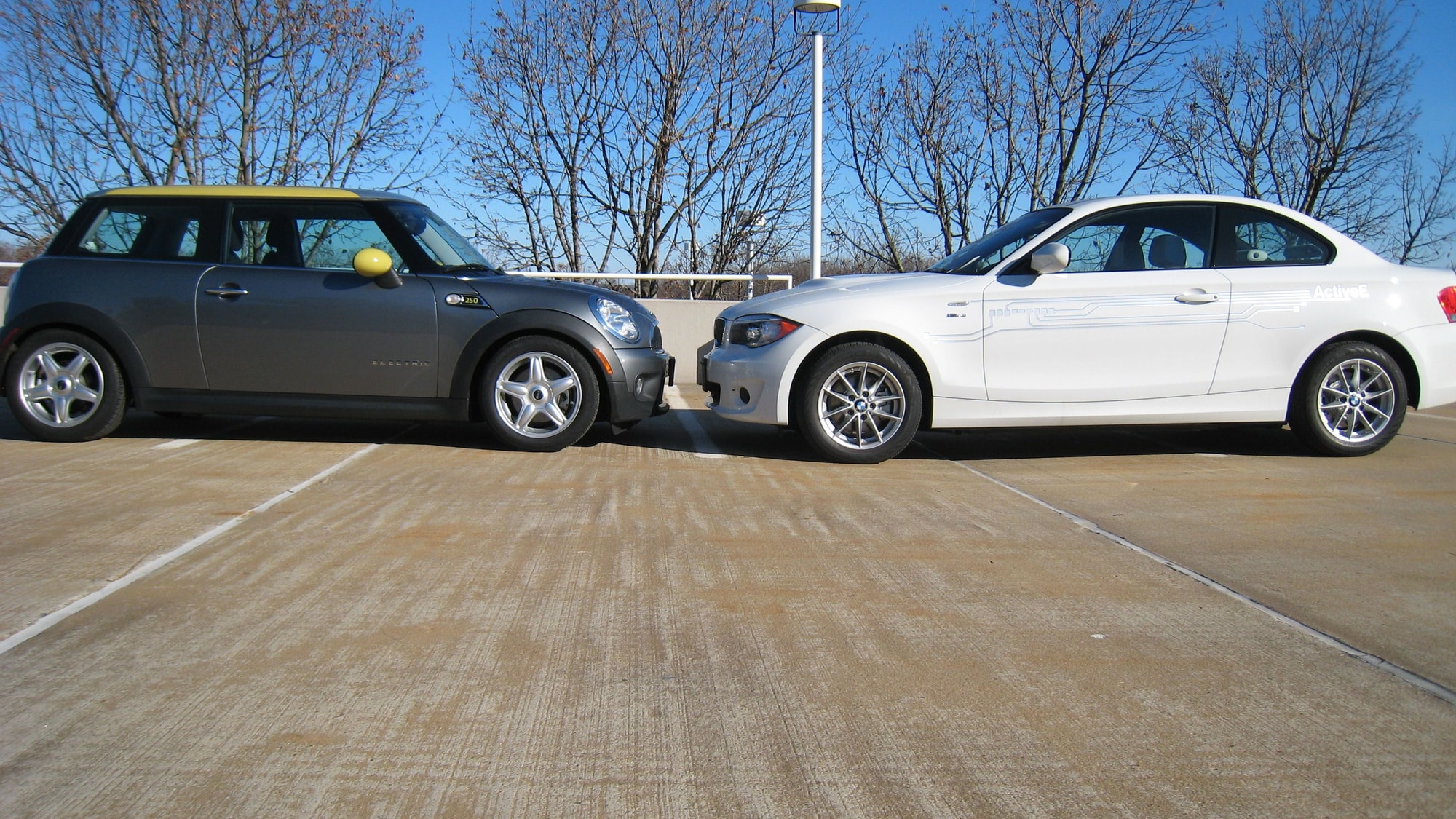 Mini E and BMW ActiveE electric cars, New Jersey, Dec 2011 (photos: Tom Moloughney)