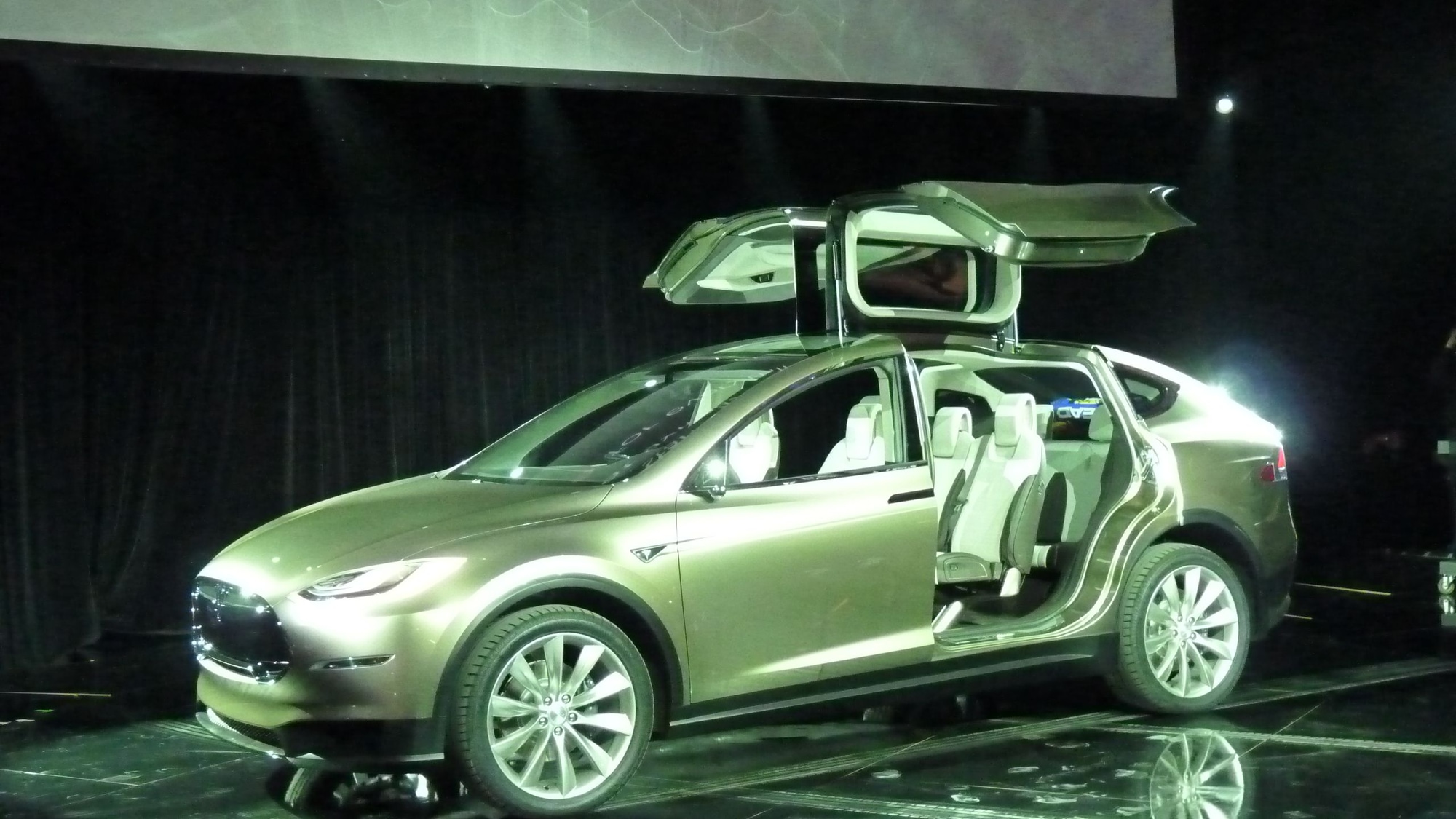 Tesla Model X  -  Official Debut, Los Angeles, February 2012