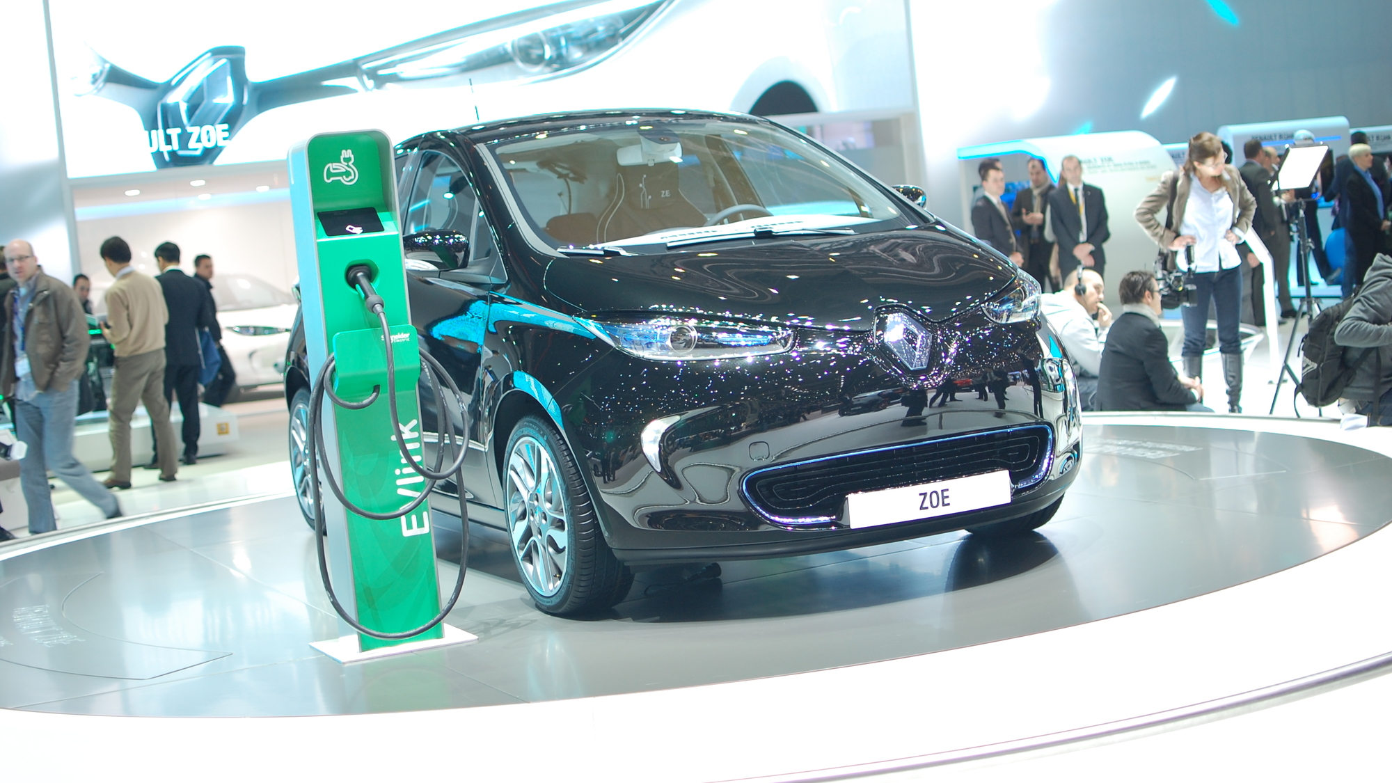 Renault ZOE electric car live photos