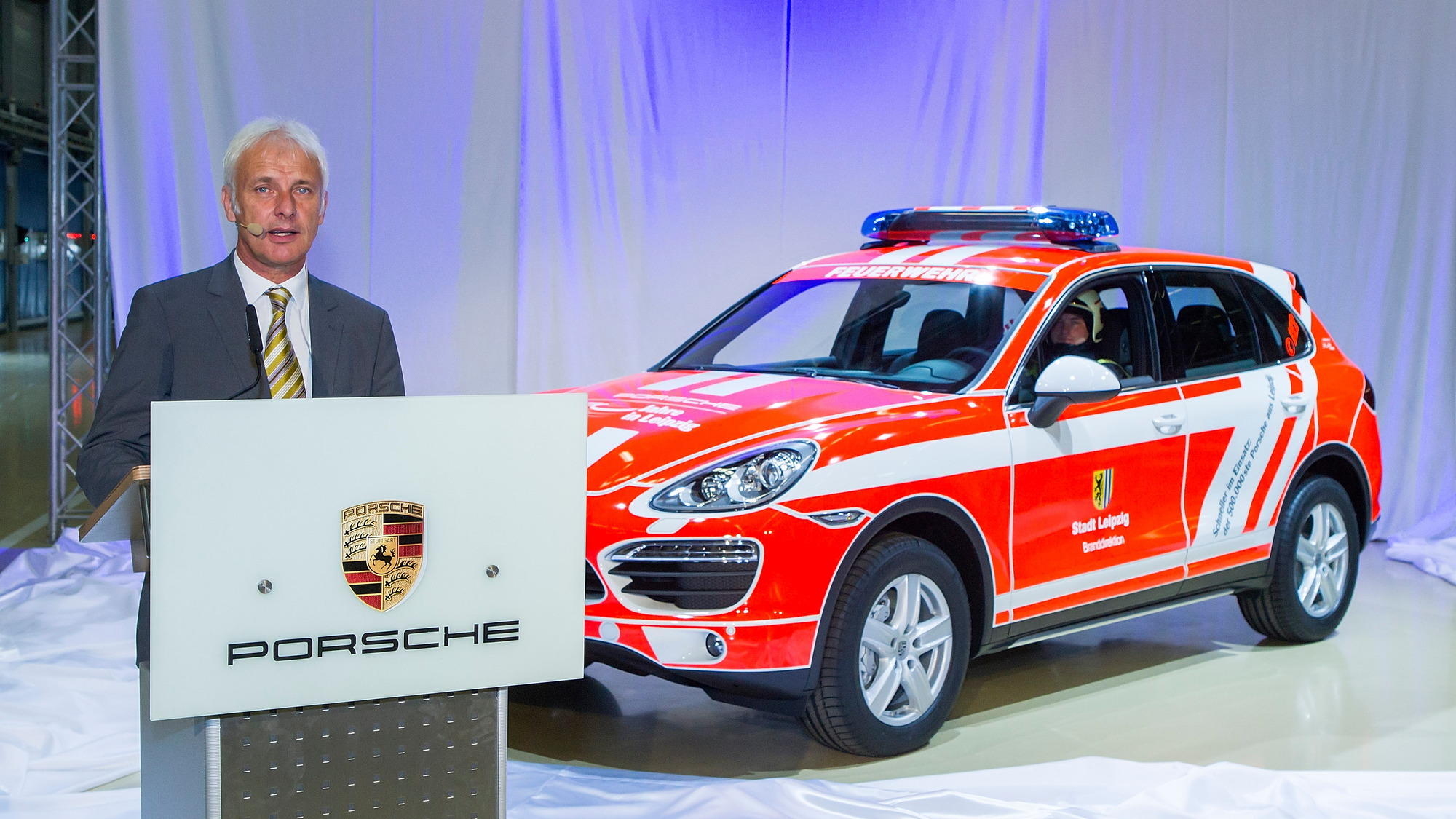 Porsche Cayenne is 500,000th vehicle built at Leipzig facility