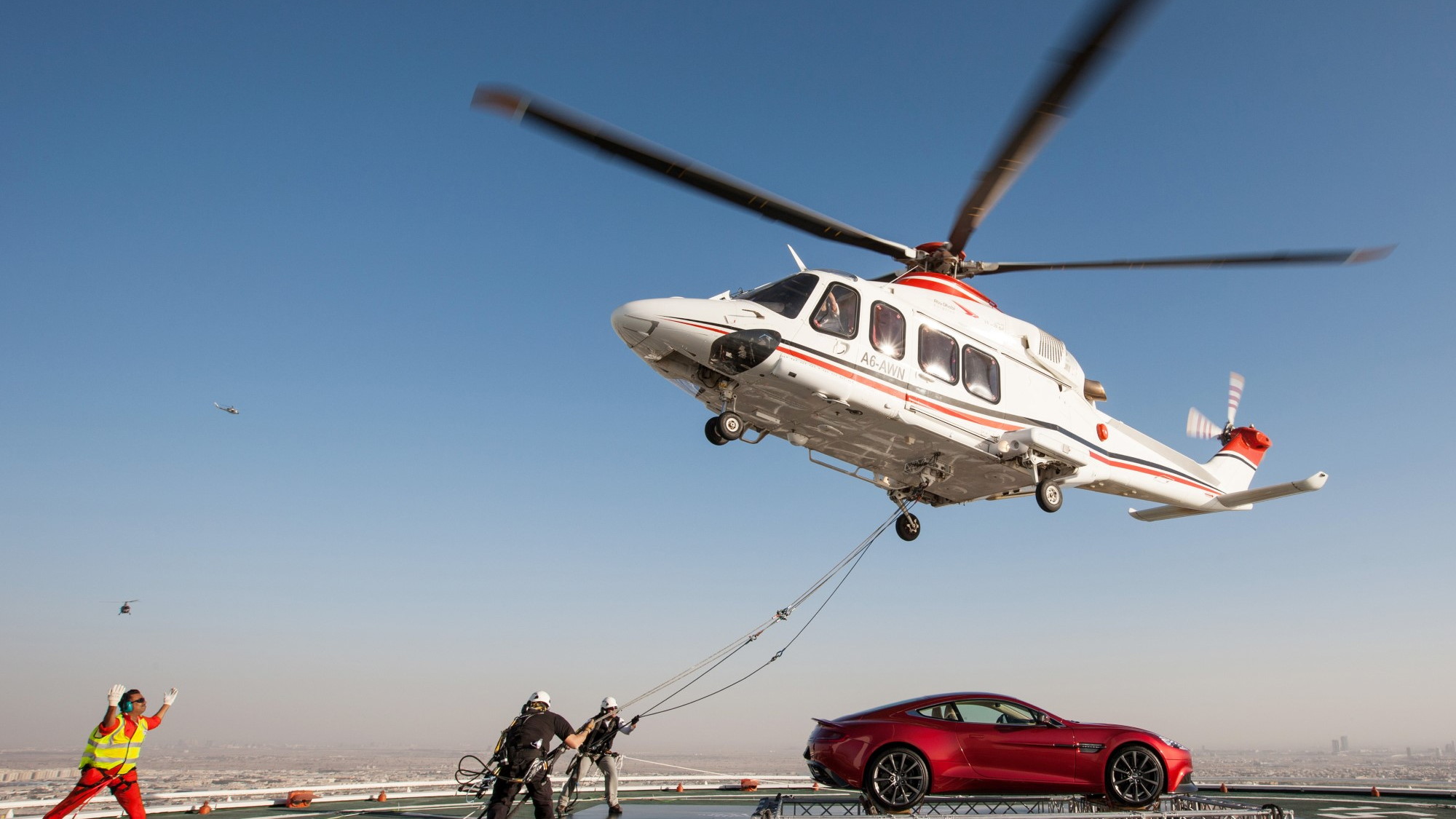 Aston Martin's centenary celebration in Dubai