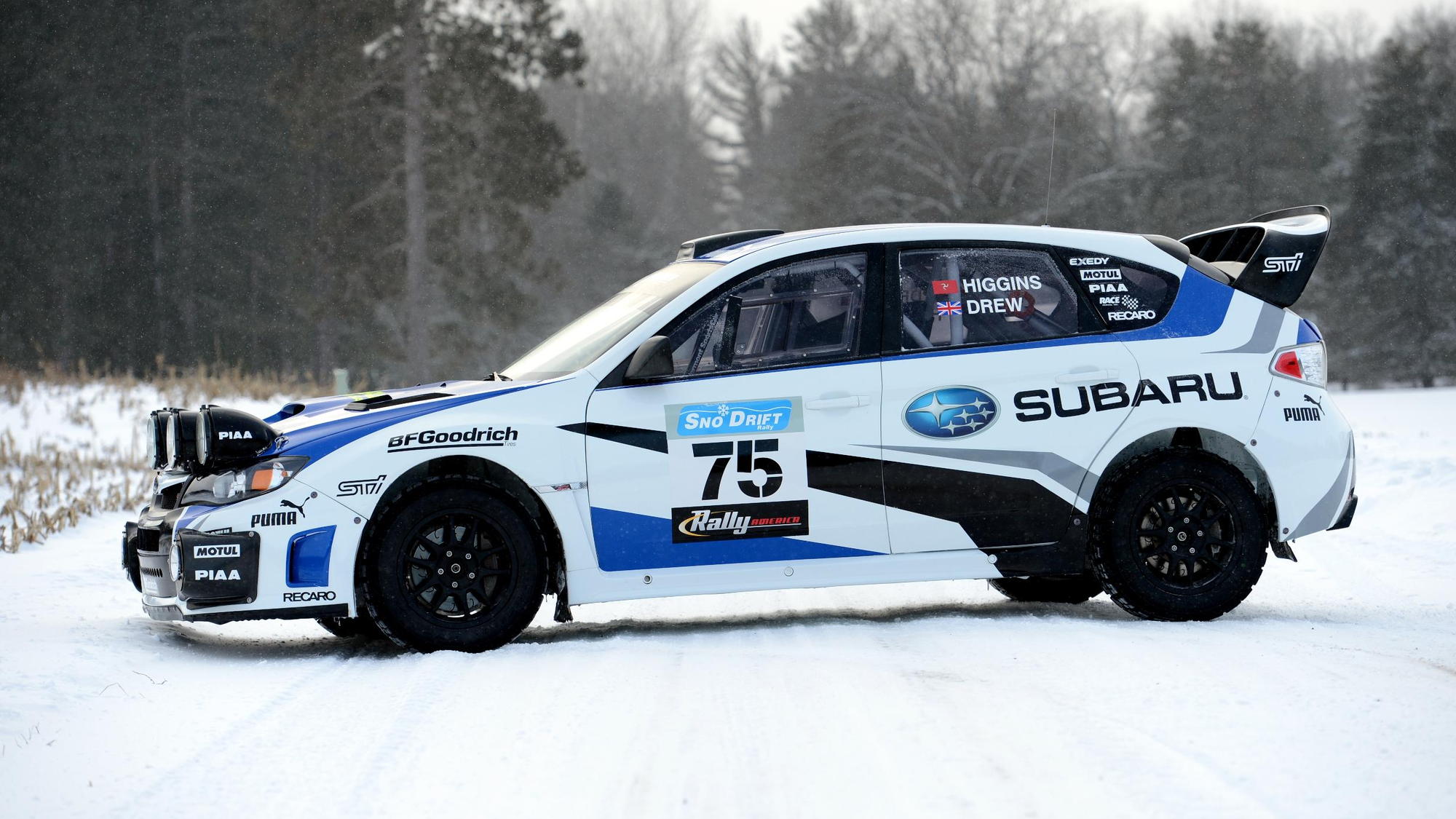 2013 Subaru Rally Team USA WRX STI rally car