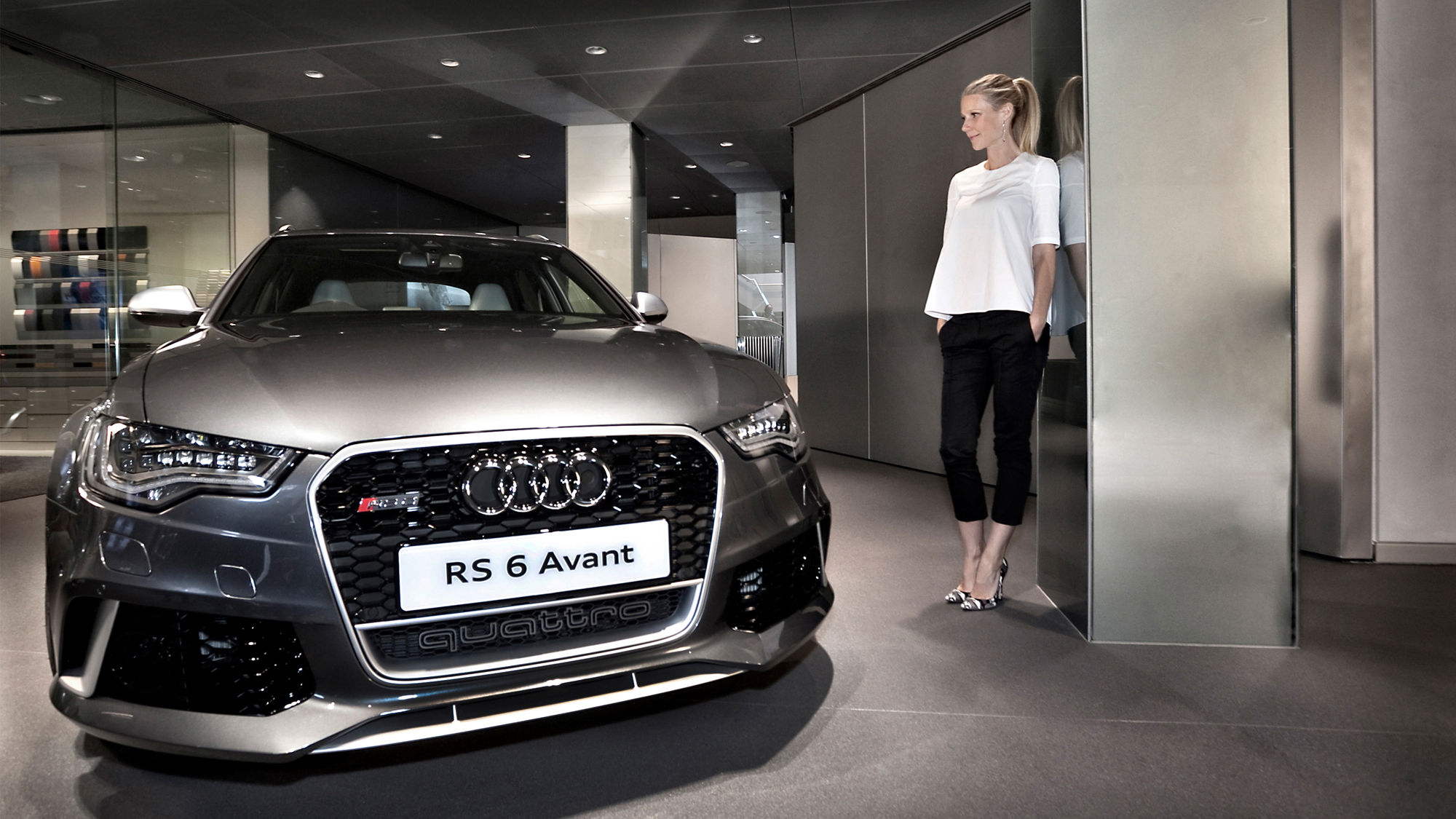 Gwyneth Paltrow and the 2014 Audi RS 6 Avant