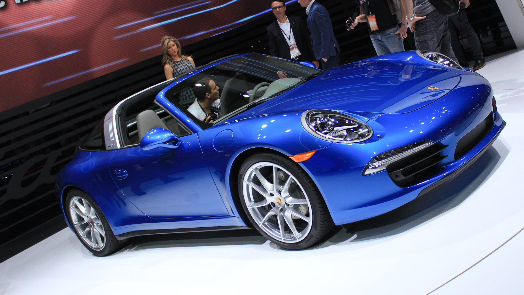 2014 Porsche 911 Targa live photos, 2014 Detroit Auto Show