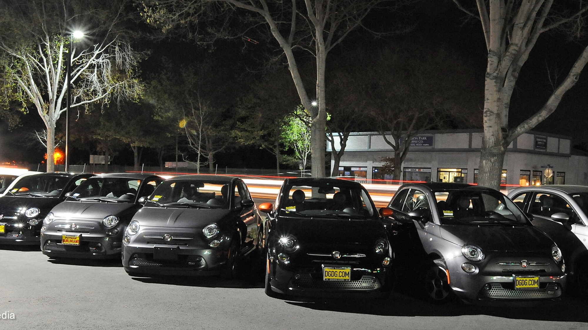 New Fiat 500e group shot, racers' group buy. Photo by Joe Nuxoll. 