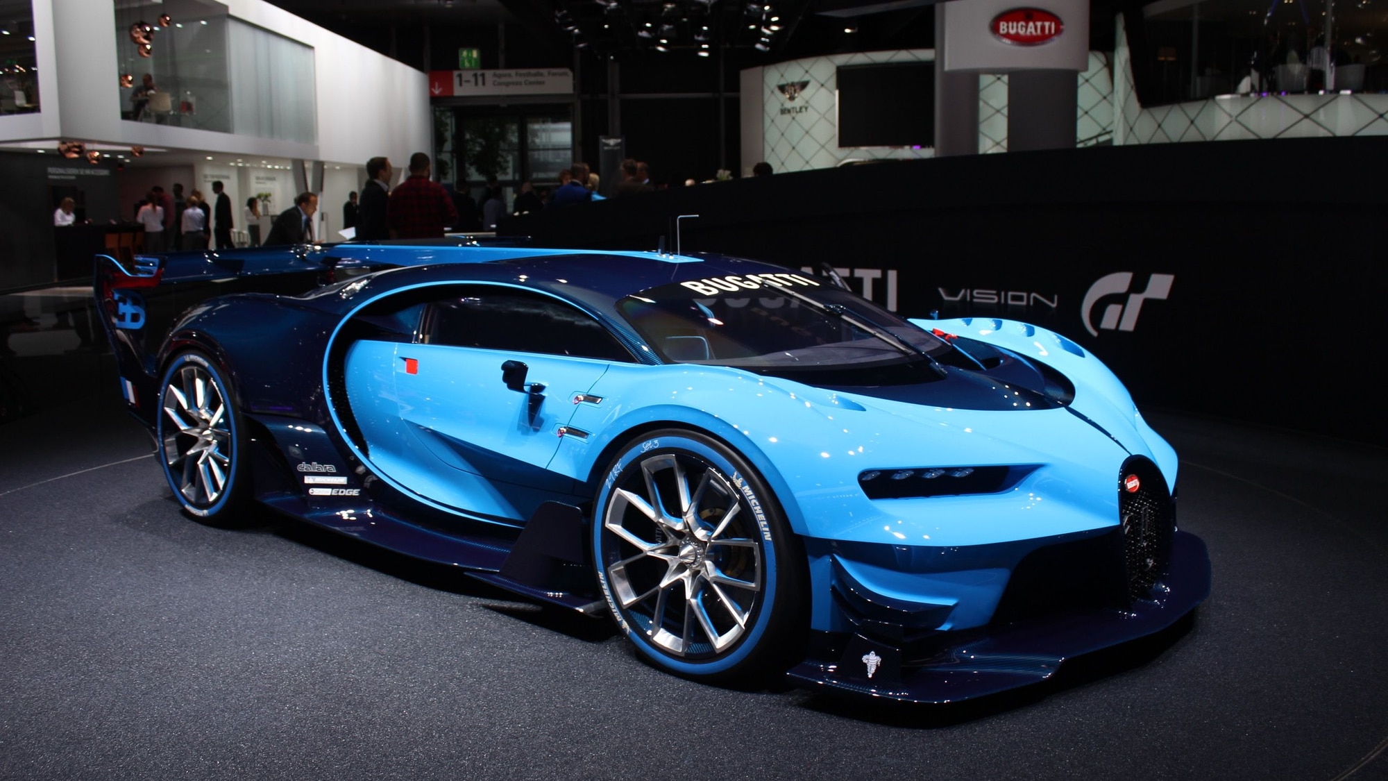 Bugatti Vision Gran Turismo concept  -  2015 Frankfurt Motor Show live photos