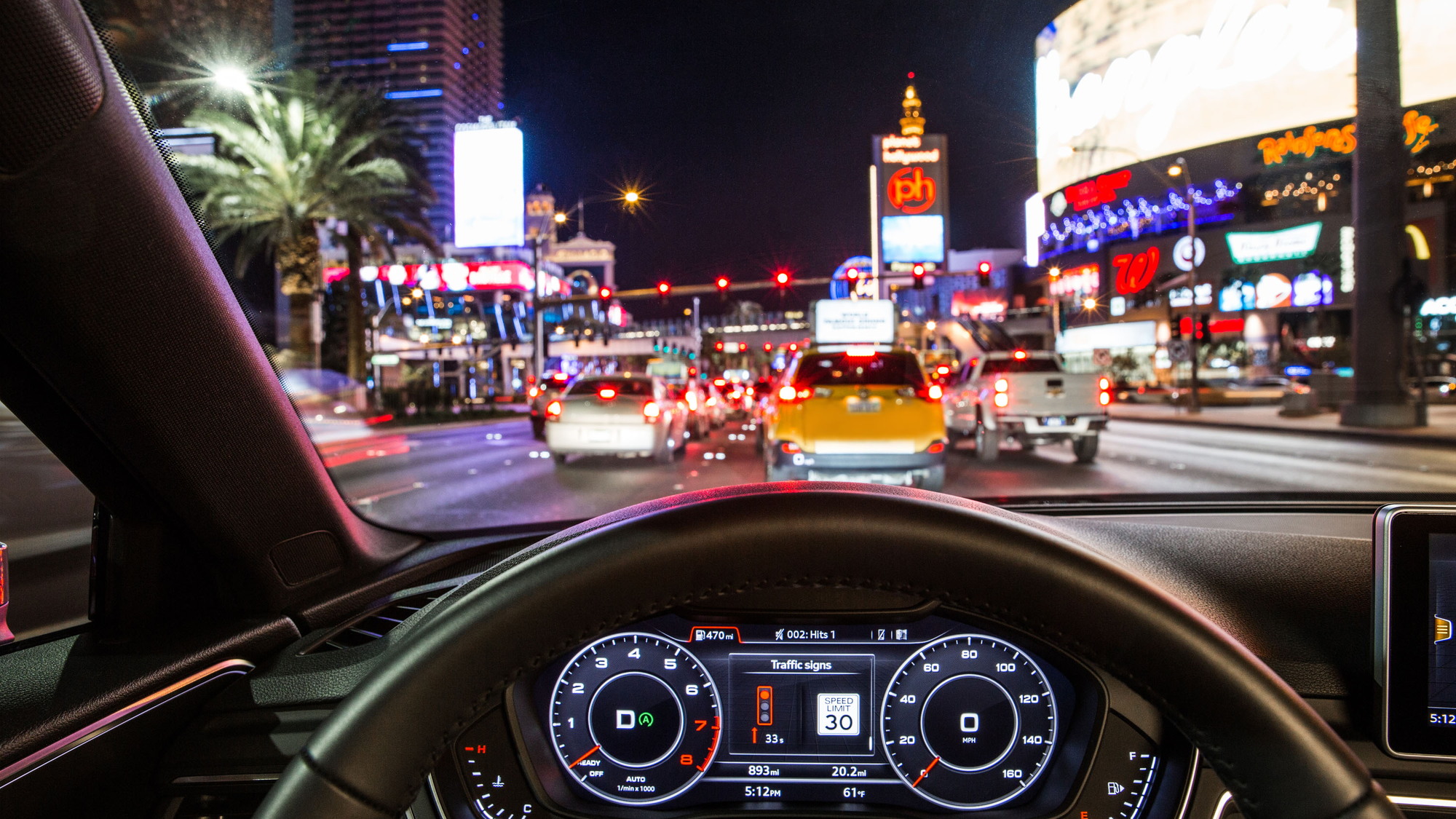 Audi Traffic Light Information System, Las Vegas