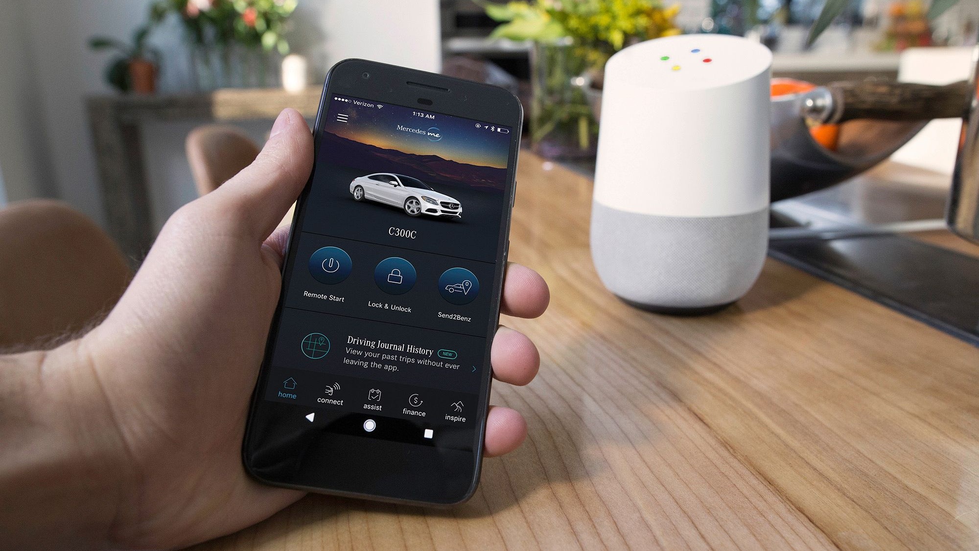 Mercedes-Benz adds Google Home support