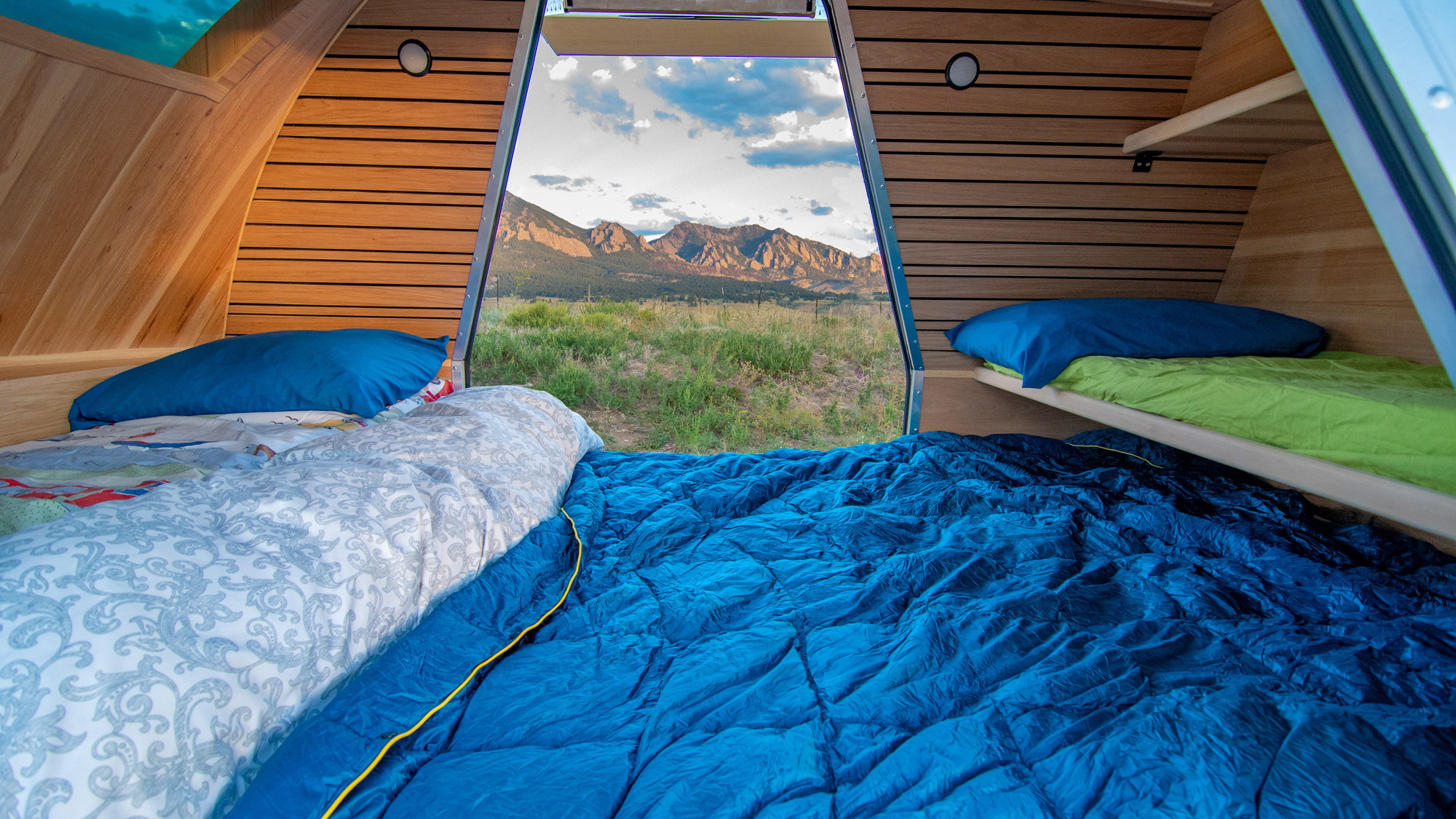 Colorado Teardrops  -  The Boulder electrified travel trailer