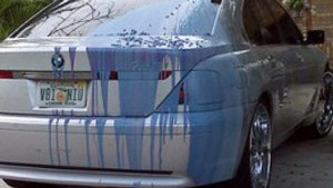BMW allegedly vandalized by Ramsey Charles Sheard