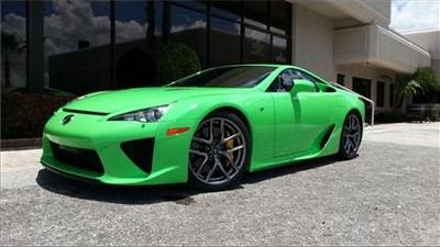 Lightly-Used Neon Green 2012 Lexus LFA For Sale (Update)