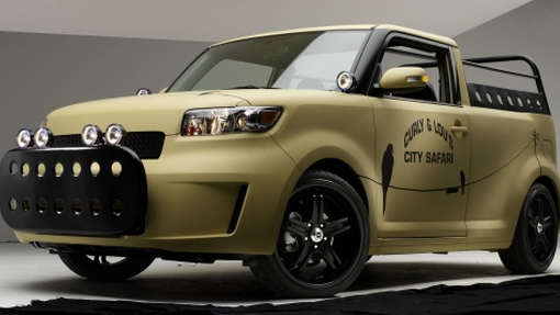 Sage Vaughn designed Scion xB L-Con City Safari pickup