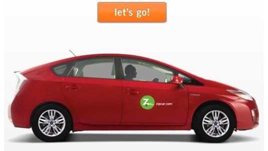 Zipcar Facebook app