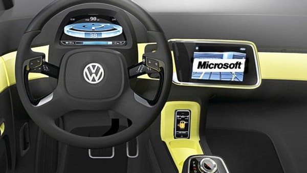 Volkswagen and Microsoft in-car technology