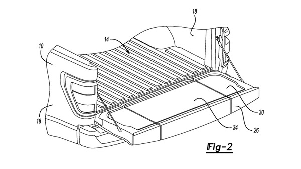 Ford patents trisected tailgate, takes aim at GM and Ram
