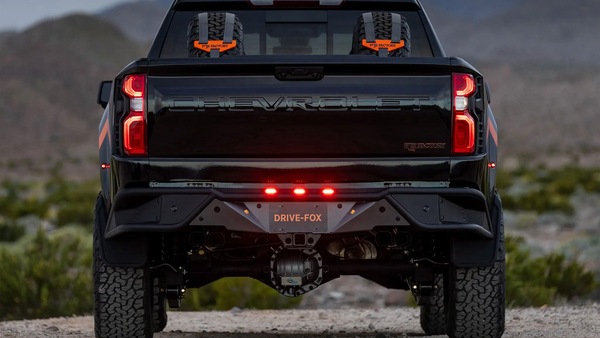 2024 Chevrolet Silverado Fox Factory Edition 2024 Chevy Silverado Fox Factory Edition targets Raptor, RHO