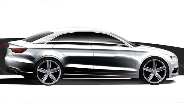 2013 Audi A3 leaked official sketches