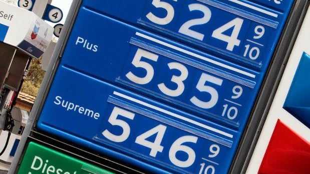Gasoline prices in California, August 2012 [photo: Brenda Priddy]