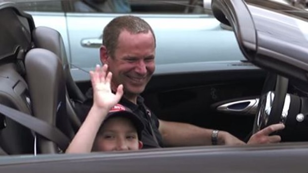 Make-A-Wish Kid Gets Ride Of His Life In Bugatti Grand Sport Vitesse