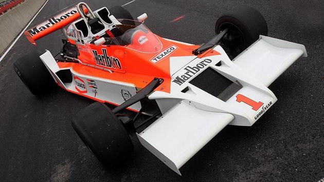 James Hunt's 1977 McLaren M26 F1 race car. Photos via RK Motors.