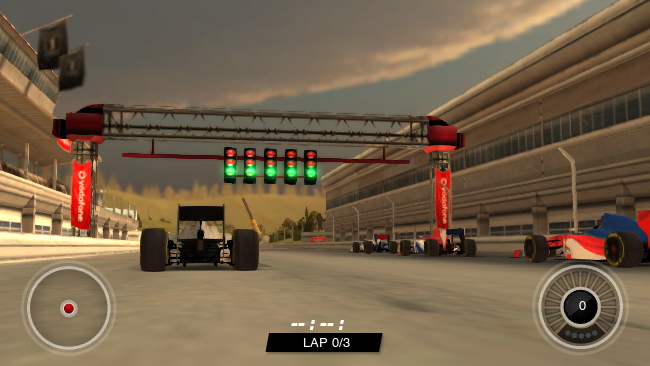 Stills from the Mobil 1 Racing Academy game