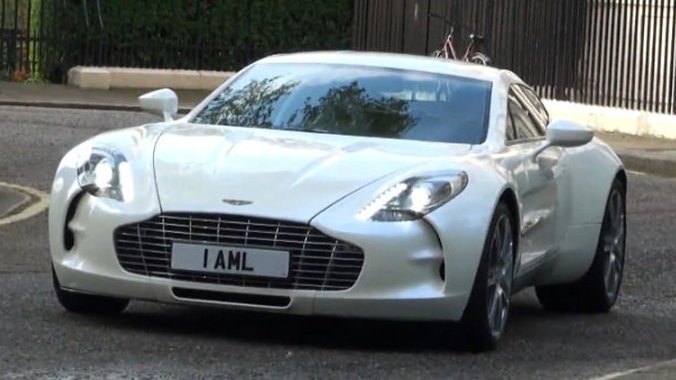 The Aston Martin One-77 on the streets of London